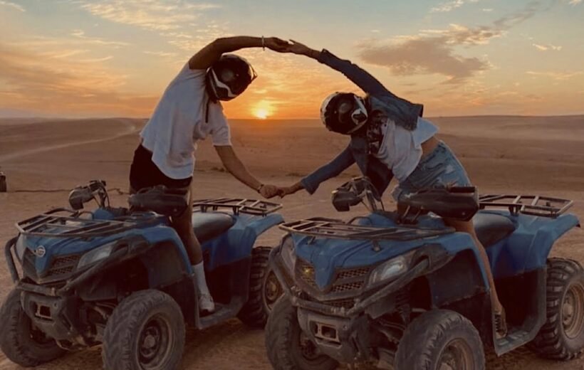 Quad Bike Adventure in Agafay Desert with Tea Tasting From Marrakech